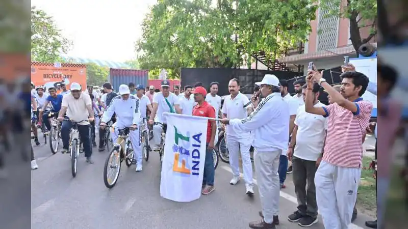 Fit India Cycle Sunday: Jaipur Rallies Behind Commonwealth Day 2030 Theme
